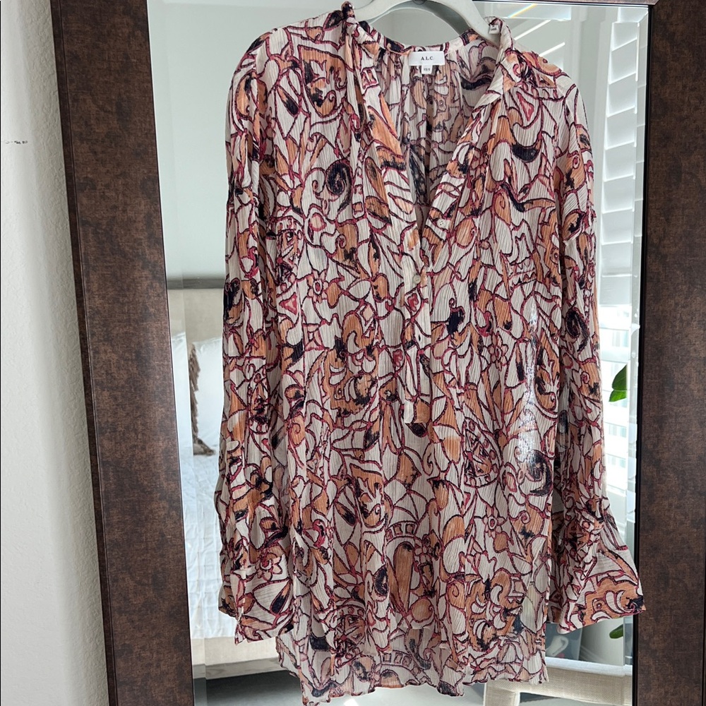 A.L.C. Multicolor Floral Coverup